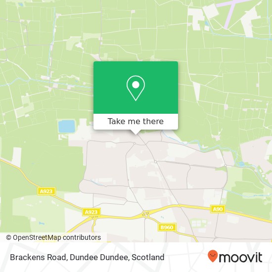 Brackens Road, Dundee Dundee map