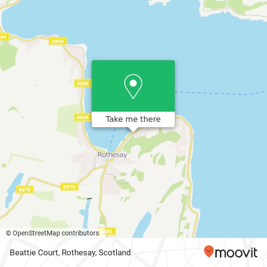 Beattie Court, Rothesay map