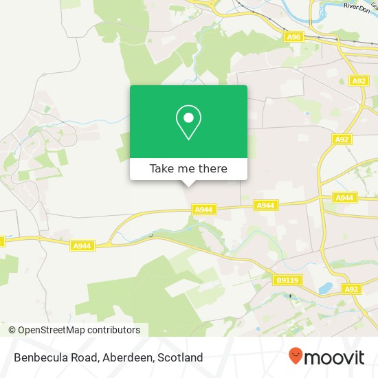 Benbecula Road, Aberdeen map