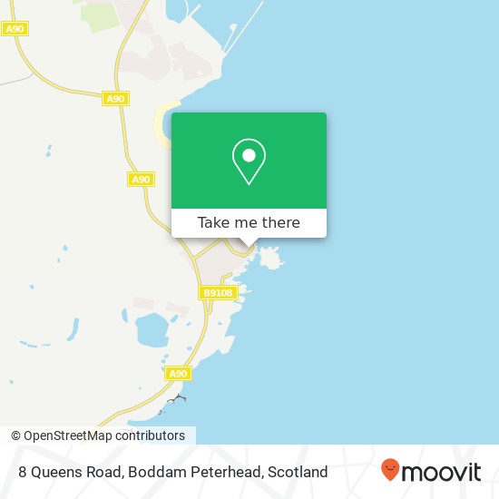 8 Queens Road, Boddam Peterhead map