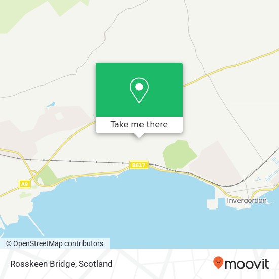 Rosskeen Bridge map