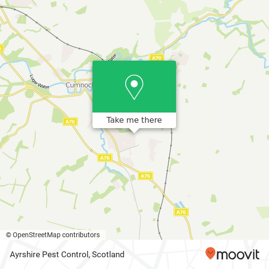 Ayrshire Pest Control map