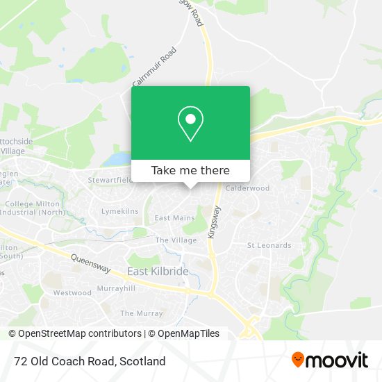 72 Old Coach Road map