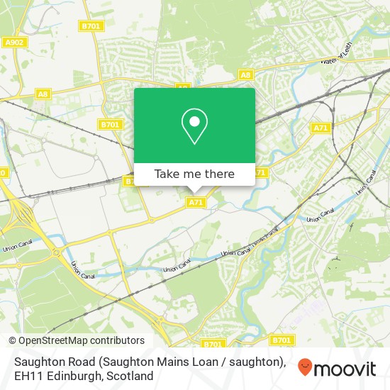 Saughton Road (Saughton Mains Loan / saughton), EH11 Edinburgh map