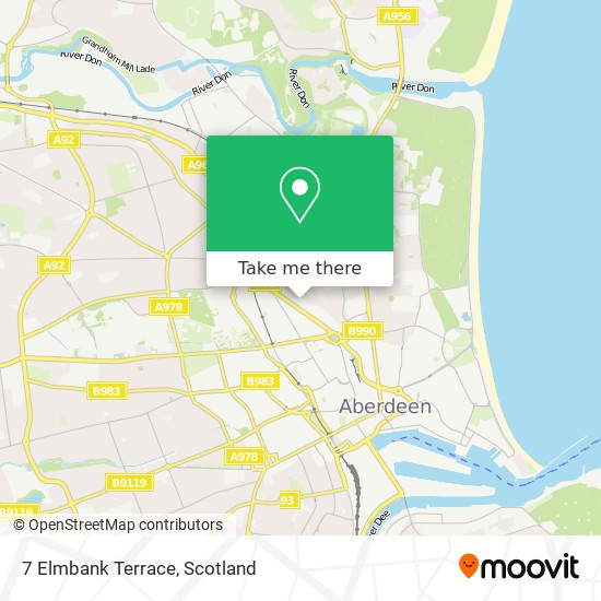 7 Elmbank Terrace map