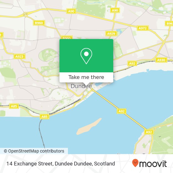 14 Exchange Street, Dundee Dundee map