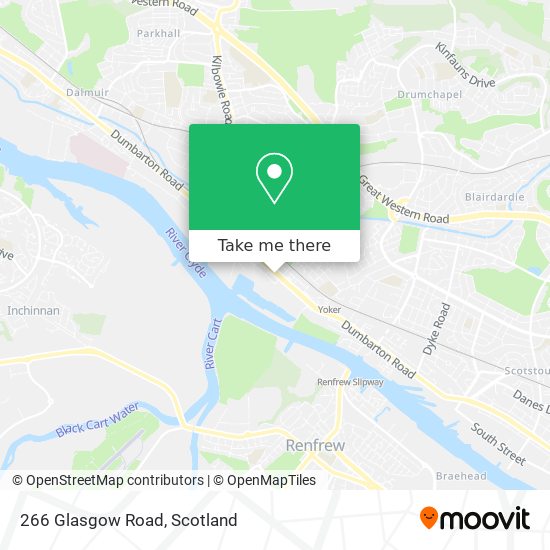 266 Glasgow Road map