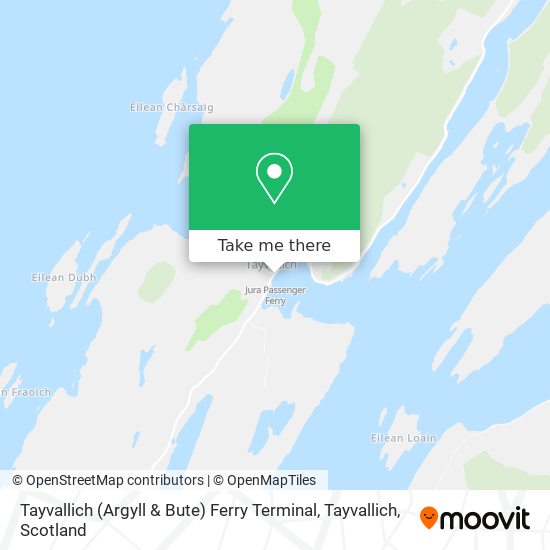 Tayvallich (Argyll & Bute) Ferry Terminal, Tayvallich map