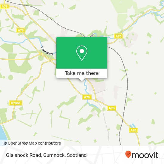 Glaisnock Road, Cumnock map