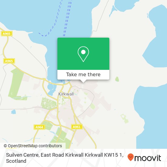 Suilven Centre, East Road Kirkwall Kirkwall KW15 1 map