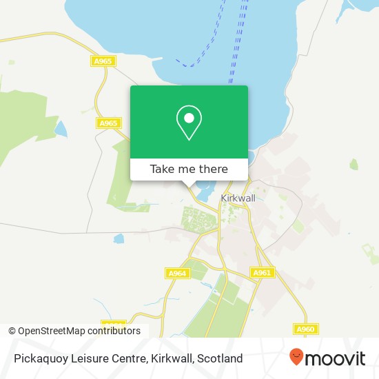Pickaquoy Leisure Centre, Kirkwall map