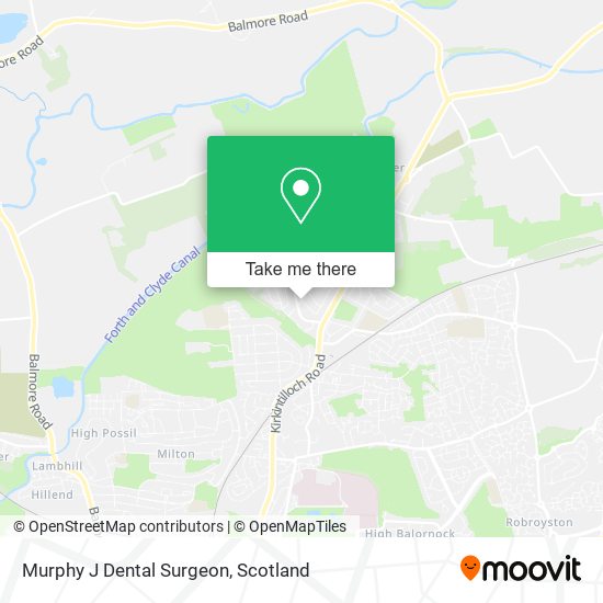 Murphy J Dental Surgeon map