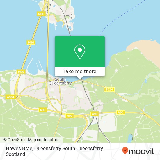 Hawes Brae, Queensferry South Queensferry map