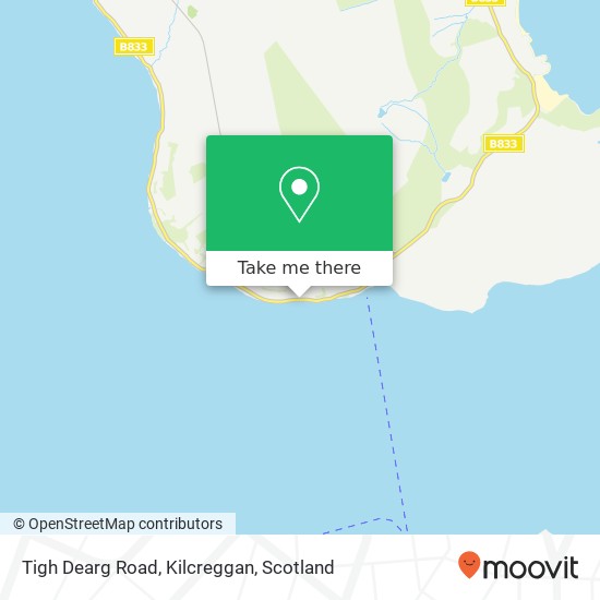 Tigh Dearg Road, Kilcreggan map