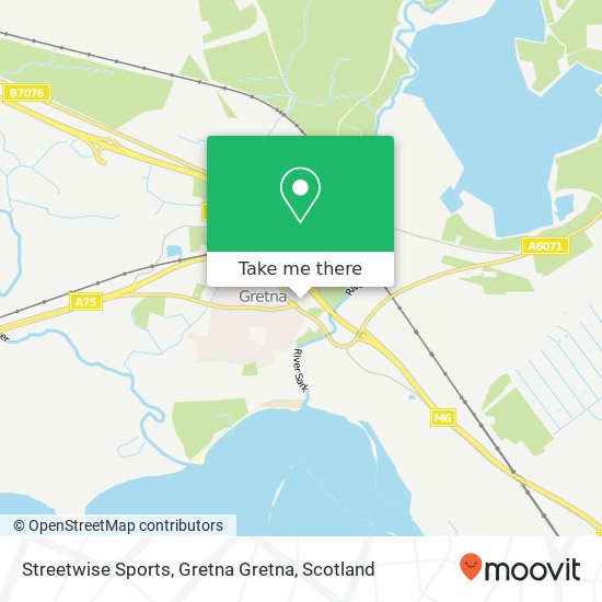 Streetwise Sports, Gretna Gretna map