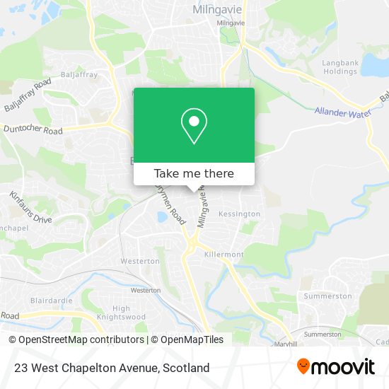 23 West Chapelton Avenue map
