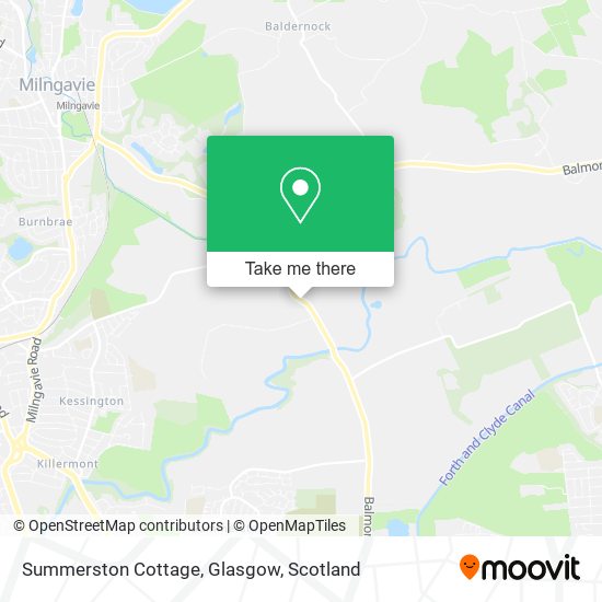 Summerston Cottage, Glasgow map