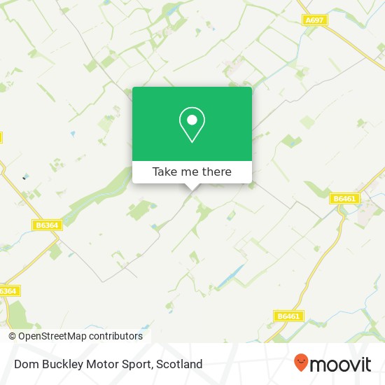 Dom Buckley Motor Sport, Hassington Eccles Kelso TD5 7 map