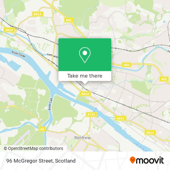 96 McGregor Street map