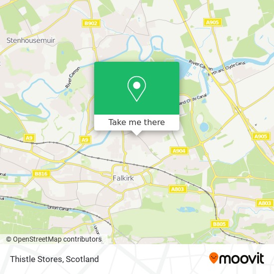 Thistle Stores map