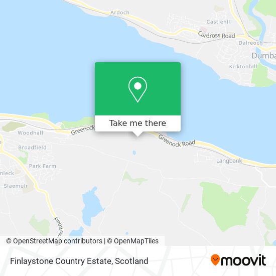Finlaystone Country Estate map