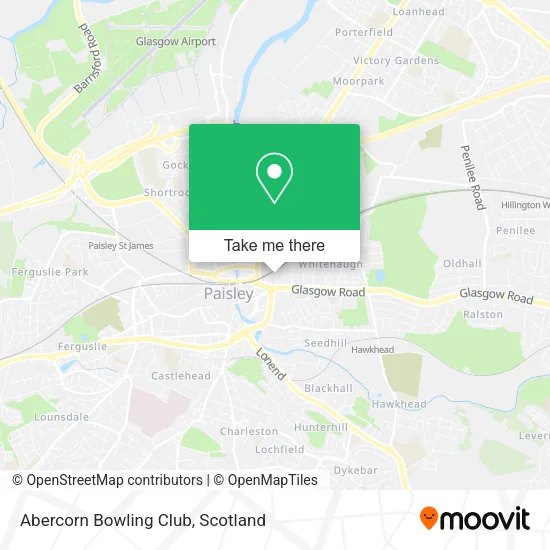 Abercorn Bowling Club map