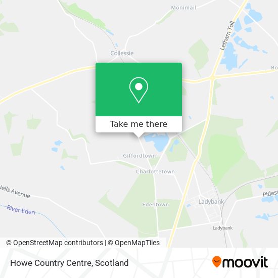 Howe Country Centre map