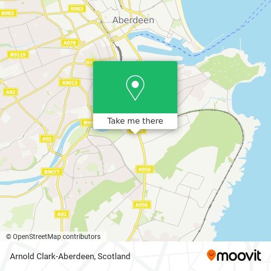 Arnold Clark-Aberdeen map