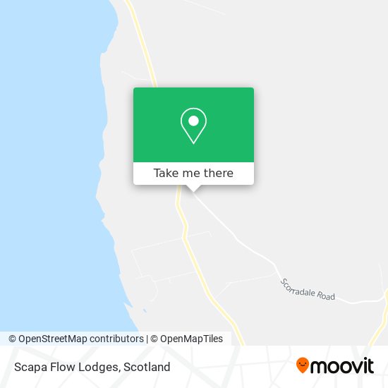 Scapa Flow Lodges map