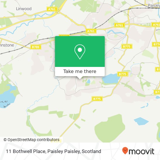 11 Bothwell Place, Paisley Paisley map