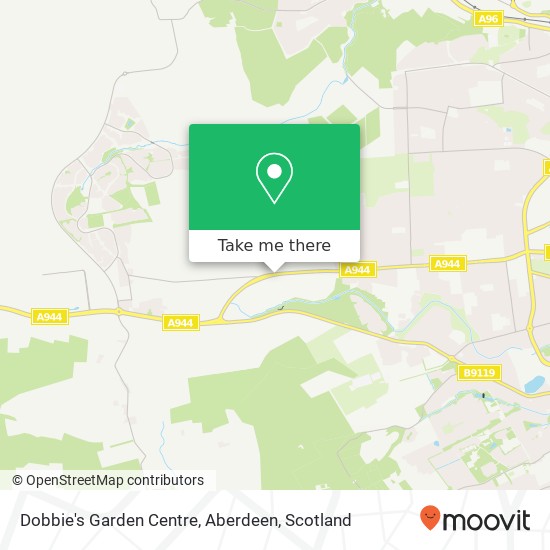Dobbie's Garden Centre, Aberdeen map