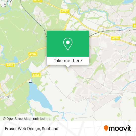 Fraser Web Design map