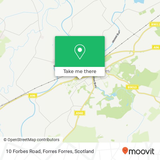 10 Forbes Road, Forres Forres map