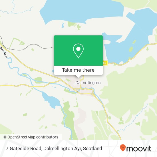 7 Gateside Road, Dalmellington Ayr map