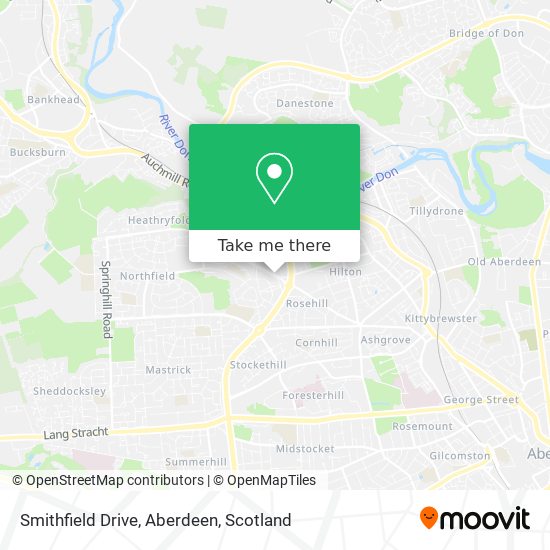 Smithfield Drive, Aberdeen map