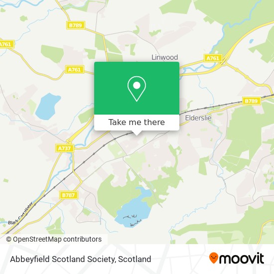 Abbeyfield Scotland Society map