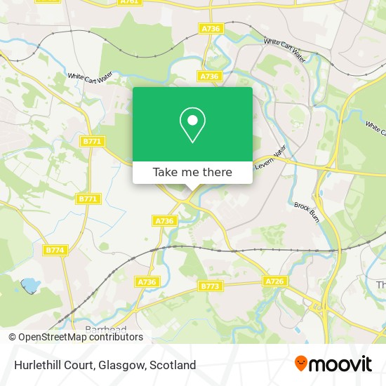 Hurlethill Court, Glasgow map