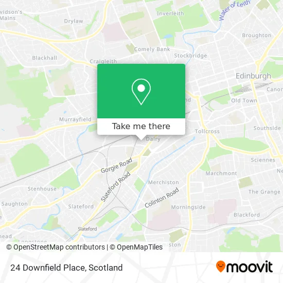 24 Downfield Place map