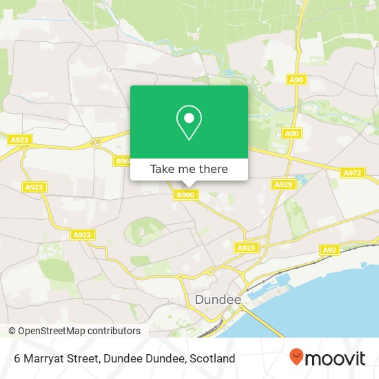 6 Marryat Street, Dundee Dundee map