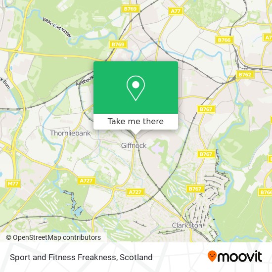 Sport and Fitness Freakness map