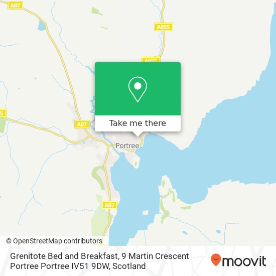 Grenitote Bed and Breakfast, 9 Martin Crescent Portree Portree IV51 9DW map