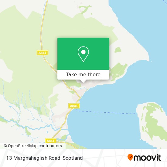 13 Margnaheglish Road map