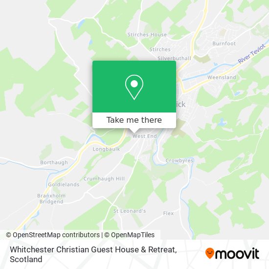 Whitchester Christian Guest House & Retreat map