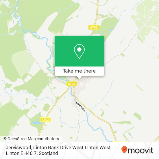 Jerviswood, Linton Bank Drive West Linton West Linton EH46 7 map
