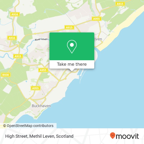High Street, Methil Leven map