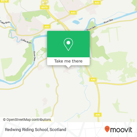 Redwing Riding School, The Meadows Aberdeen Aberdeen AB12 5 map