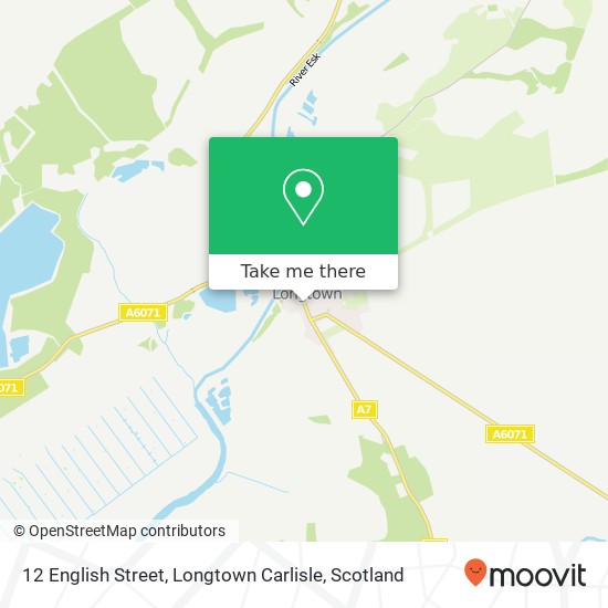 12 English Street, Longtown Carlisle map