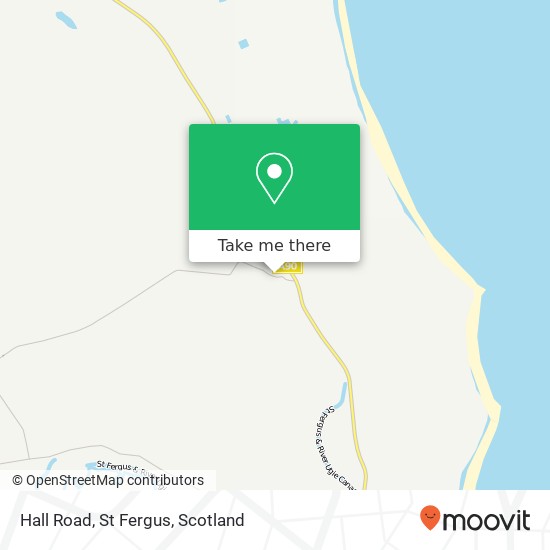 Hall Road, St Fergus map