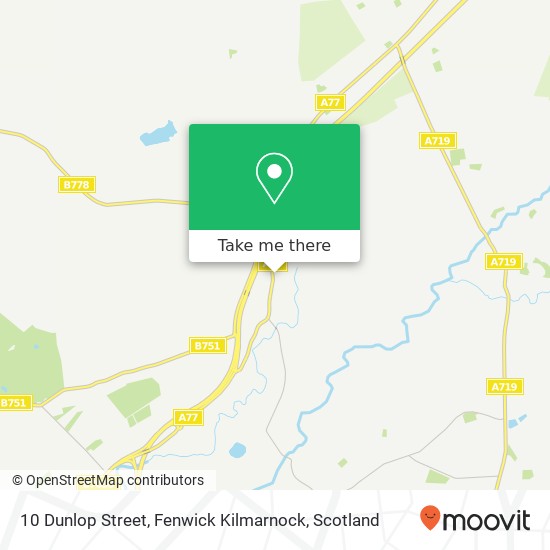 10 Dunlop Street, Fenwick Kilmarnock map