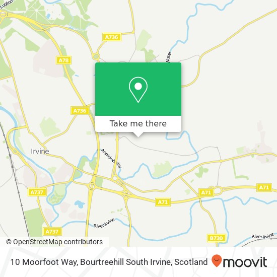 10 Moorfoot Way, Bourtreehill South Irvine map